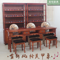 New ins nail table and chair set European nail table single double three special price