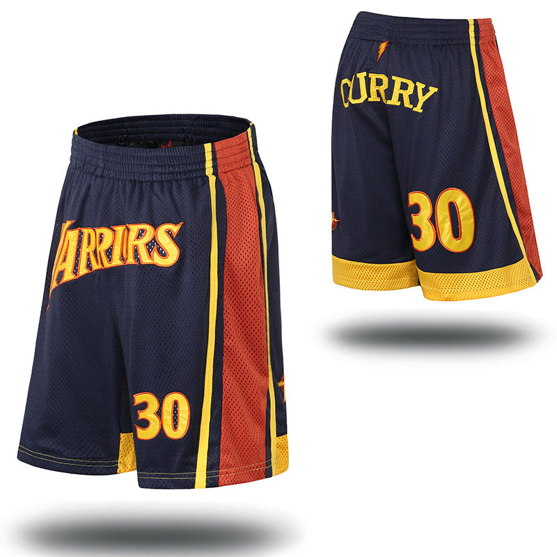 Spring Summer Basketball Pants Fitness Parade Shorts Mesh Breathable Embroidery 50% Pants Running Sports Training Speed Dry Jersey Pants