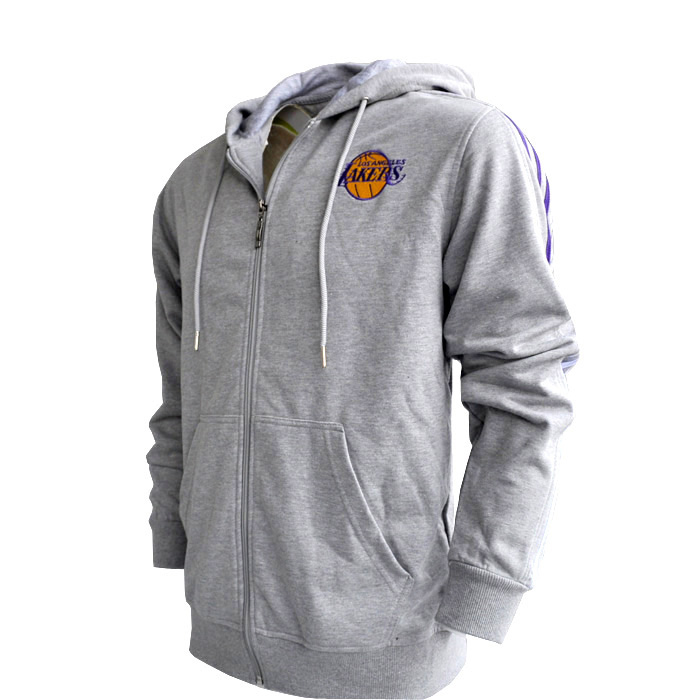 Mùa thu và mùa đông Lakers đội bóng rổ phù hợp với phù hợp với áo len Kobe thể thao áo khoác mỏng bóng rổ áo trùm đầu thể thao áo khoác nam áo khoác gió nam lining