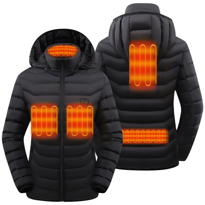 New Heated Cotton Coat, Plus-Size Women's Clothing, European and American Sizes, Heated Jacket, Winter Warm USB Charging Coat New Heated Cotton Coat, Plus-Size Women's Clothing, European and American Sizes, Heated Jacket, Winter Warm USB Charging Coat