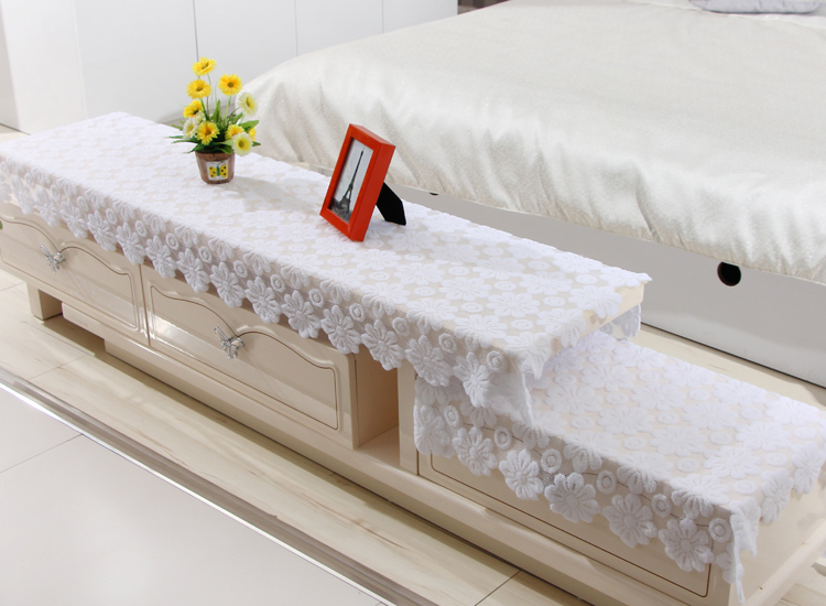 Vải ren dày bàn vải vải bàn phòng khách bàn cà phê vải điều hòa tủ lạnh đầu giường tủ bụi có thể được tùy chỉnh vải khăn trải bàn