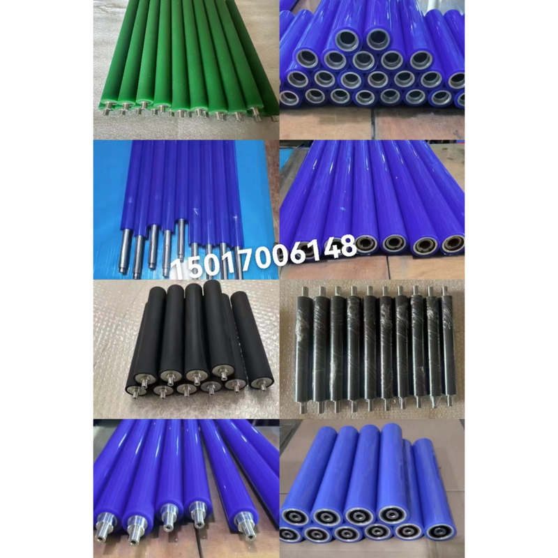 Silicone Roller for Dust Removal Machine, Dust Removal Roller Manufacturer, Polyurethane-Coated Adhesive Roller, Dust Removal Adhesive