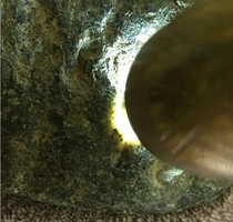 Burmese jadeite raw stone A goods Huika old material raw stone weighs 810 grams ​​​​​​​​​