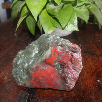 Guilin Longsheng natural jade Guilin chicken blood jade raw stone ornamental carving material 1830g