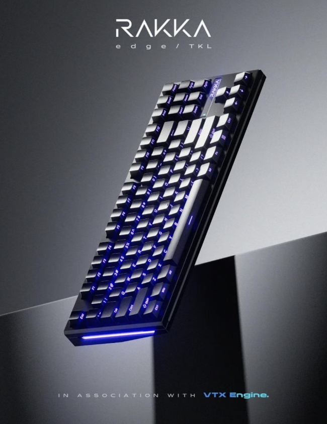 Rakka 80磁轴键盘Rakka80 Edge幽灵灰磁轴键盘Rakka 80edge暗夜黑
