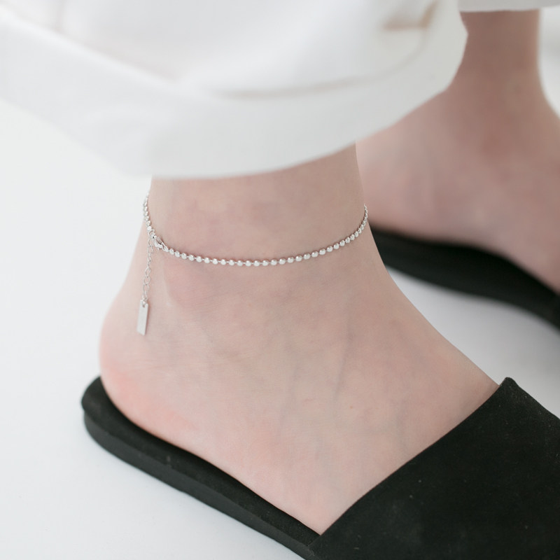 Bracelet de cheville Femme CHICLIFE en Argenterie - Ref 3104519 Image 1