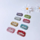 Pet Shiny Hair Clip Dog маленькая свежая карточная расческа из катушки, Chip Knight Malzis Broken Hair Clip BB Clip