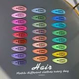 Новая голова питомца Собака BB красочные звездные квадратные элипсы для волос шоколадно -конфеты -карта щенка