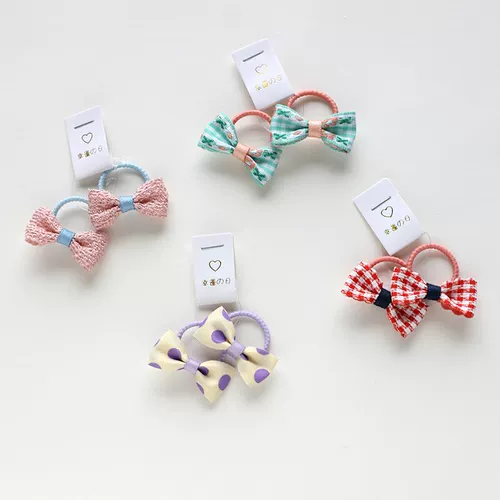 Милая безвредная резинка для волос с бантиком, аксессуар для волос