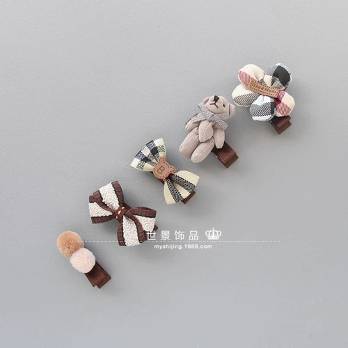 Заколка для волос, аксессуар для волос с бантиком, шпильки для волос