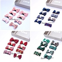 Pet Pooch Headwear Hair Clip Teddy Kitty Cat Ornaments Puppies Crummy Hair Card-issuing Head Floral Beauties Butterfly Knot Hair Accessories