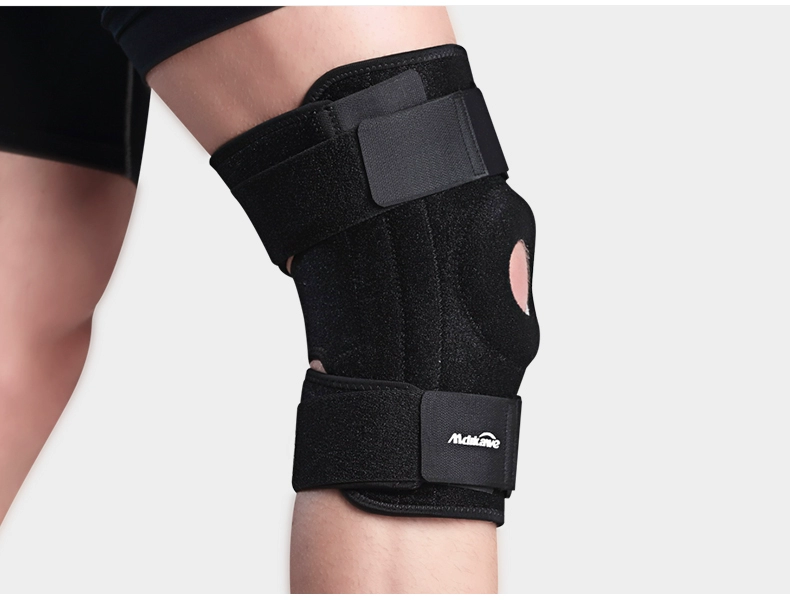 Kneepad thể thao chuyên nghiệp thiết bị bóng rổ nam cưỡi xe đạp leo núi bảo vệ phụ nữ đùi bảo vệ đầu gối ấm áp - Dụng cụ thể thao