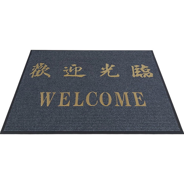 Welcome to the door mat custom carpet logo floor mat commercial entrance door entry welcome water absorbent non-slip mat