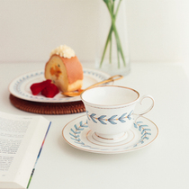 Huajia Tree) ins Same Phnom Penh Ceramic Coffee Cup Dishes Afternoon Tea Dishes Cup