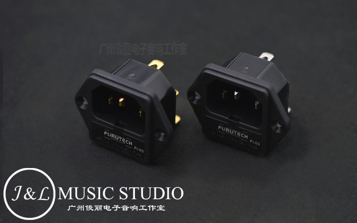 Japan FURUTECH Guhe FI-03 (R) (G) rhodium-plated gold-plated power tail seat with insurance seat