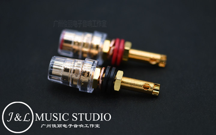 American Original Assembly CMC 858-L Oxygen-free Copper Gilded Speaker Speaker Power Amplifier Post Head