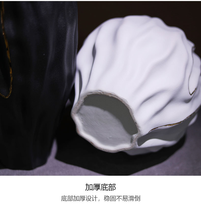 Light and decoration paint ceramic vase flower arrangement sitting room of I and contracted household act the role ofing is tasted soft outfit is placed between example restaurant