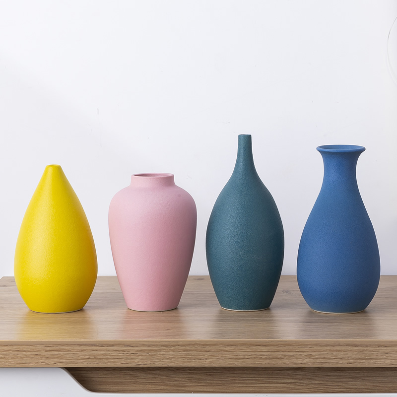 Northern wind ins floret bottle of dry flower adornment is placed in the sitting room TV cabinet table arranging flowers ceramic home decorations