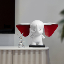 Light luxury high-end living room decoration ornaments home accessories elephant doll living room wine cabinet TV cabinet desktop decorations
