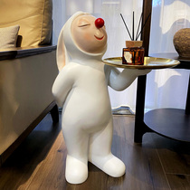 Elf rabbit large floor decoration living room sofa TV cabinet home decoration decoration creative housewarming gift