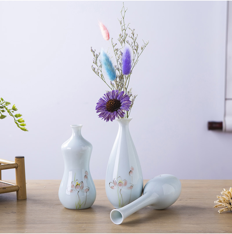 New Chinese style ceramic vases, flower arranging flower implement teahouse tea place of the sitting room porch for anddrunkenness dried flower decorations