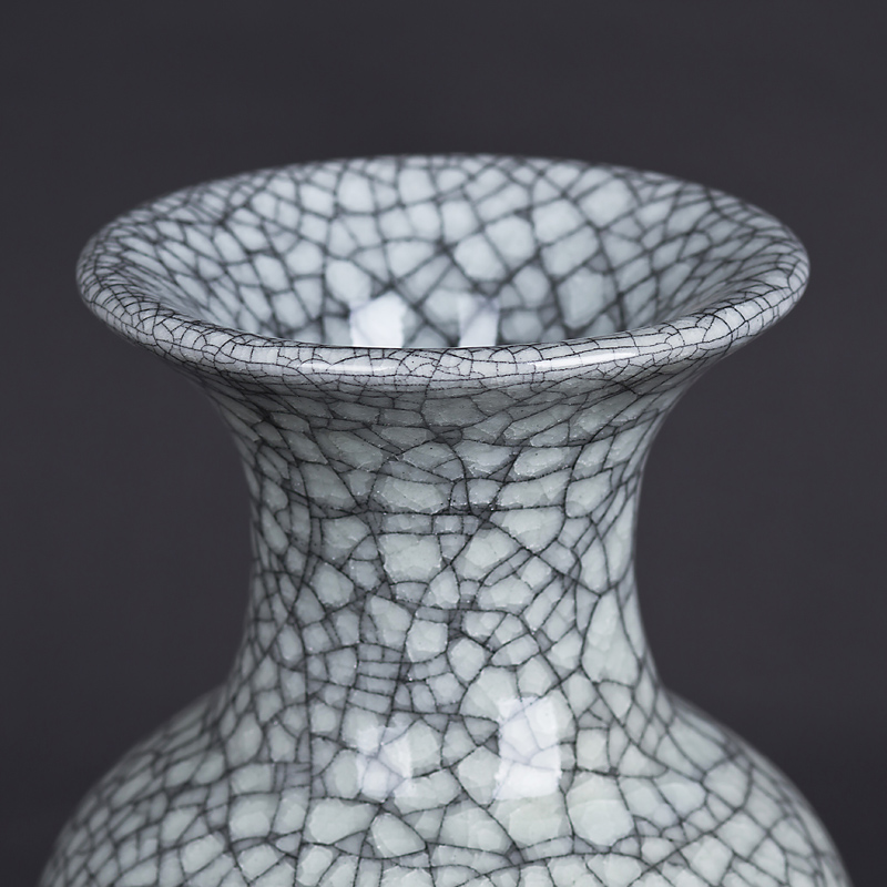 Jingdezhen ceramics up archaize crack glaze jun porcelain vase household of Chinese style of the sitting room porch large furnishing articles