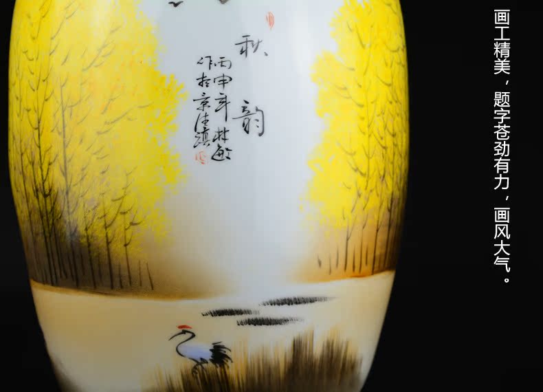 Cixin qiu - yun, jingdezhen ceramics celebrity hand - made powder enamel vase boutique sitting room home rich ancient frame adornment furnishing articles