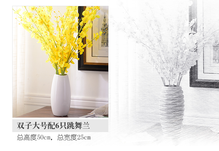 European I and contracted vase furnishing articles sitting room dry flower arranging flowers home decoration ceramic flowers money orchid suits for