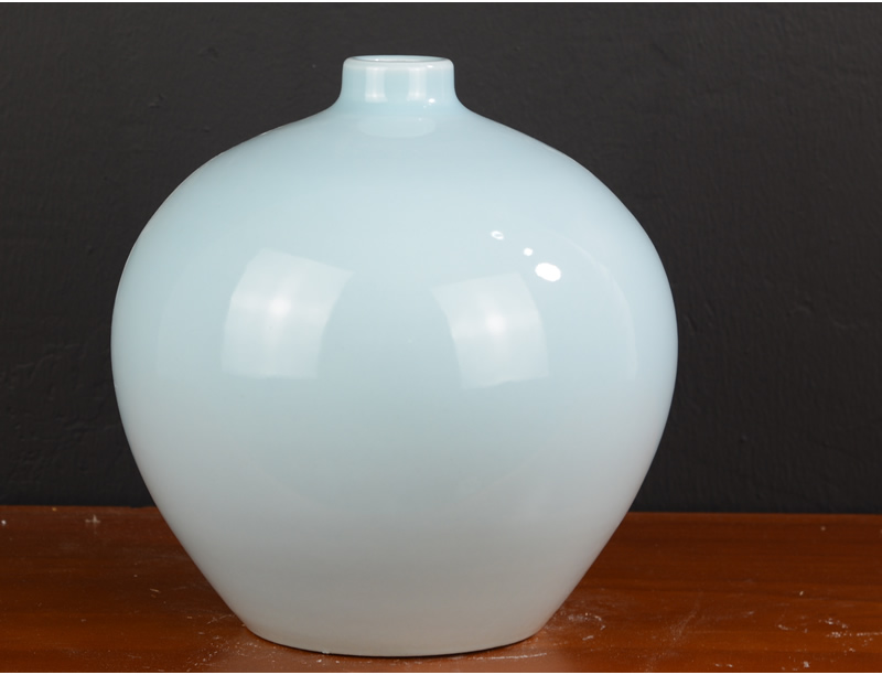 Jingdezhen ceramic new Chinese vase furnishing articles sitting room dry flower arranging flowers household soft adornment green China arts and crafts