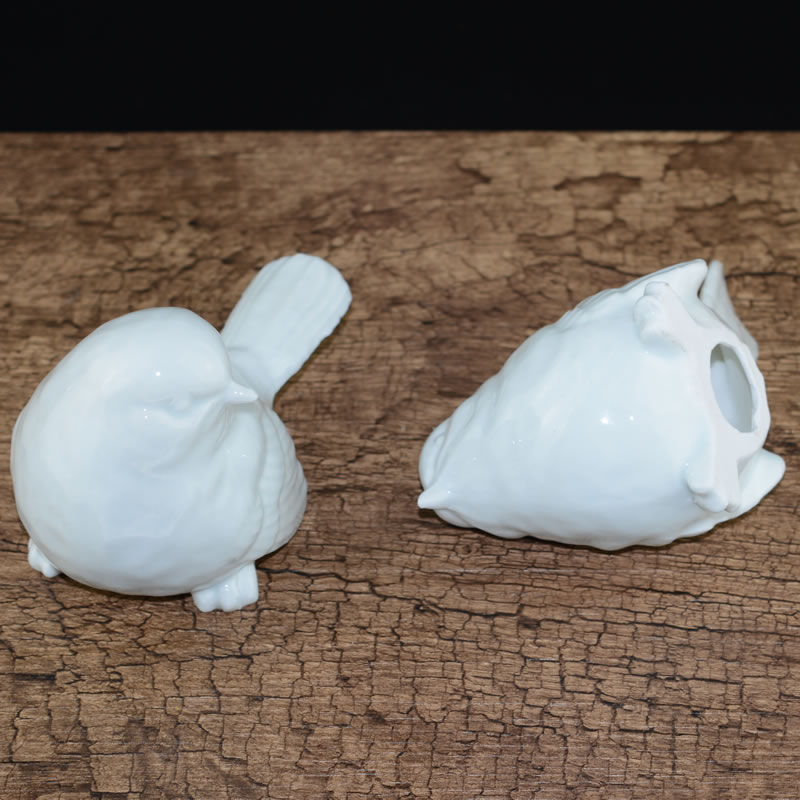 Jingdezhen ceramic animal furnishing articles white picking bird pay-per-tweet household act the role ofing is tasted creative arts and crafts gift sitting room