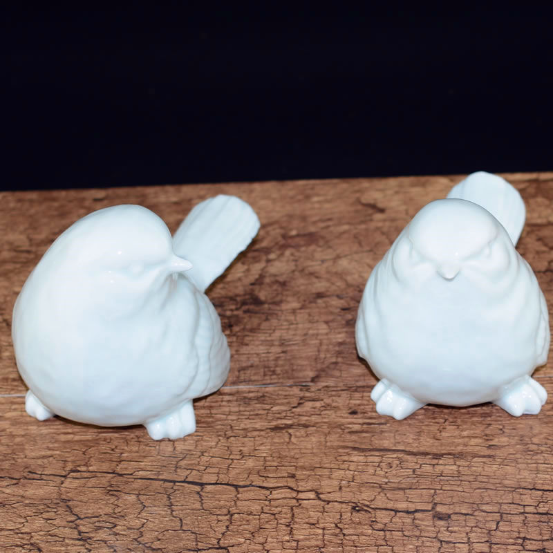 Jingdezhen ceramic animal furnishing articles white picking bird pay-per-tweet household act the role ofing is tasted creative arts and crafts gift sitting room