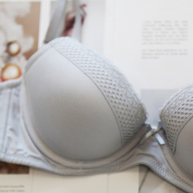 2022 ໃຫມ່ lace edge detachable lace soft ring underwear ສີແຂງເດັກຍິງບາງລາຍການ bra sexy