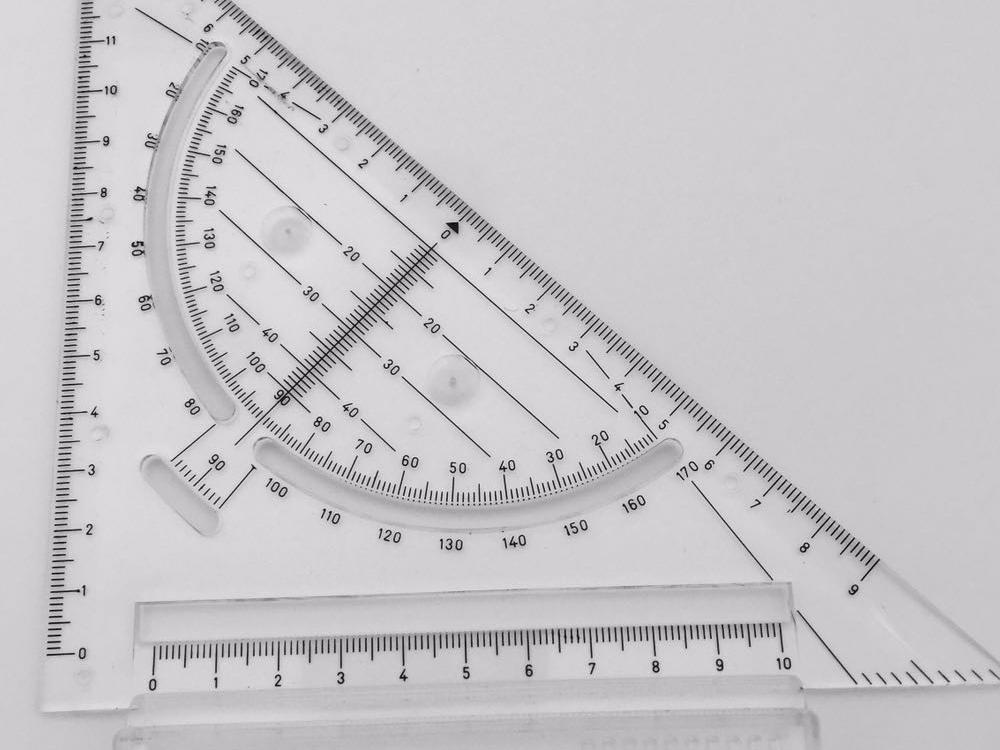 凹槽三角板专业工程注册建筑师考试可在直尺平移绘图板专用配件 Изображение 1