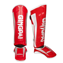 Muay Thai leg guards fighting and Sanda training for children and adults boxing calf guards with instep thickened wear-resistant ankle and shin guards