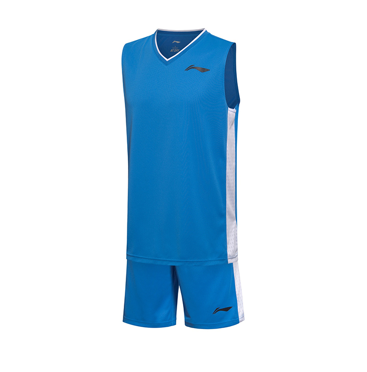 Li Ning trò chơi bóng rổ phù hợp với nhóm mới của nam giới mua quần áo bóng rổ nhanh khô nhanh - Thể thao sau quần áo bộ adidas nam