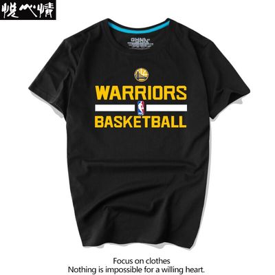 2018 Thompson Trung Quốc dòng ngắn tay t-shirt để được điên bóng rổ thể thao tùy chỉnh kích thước lớn đào tạo quần áo sao nửa tay áo 