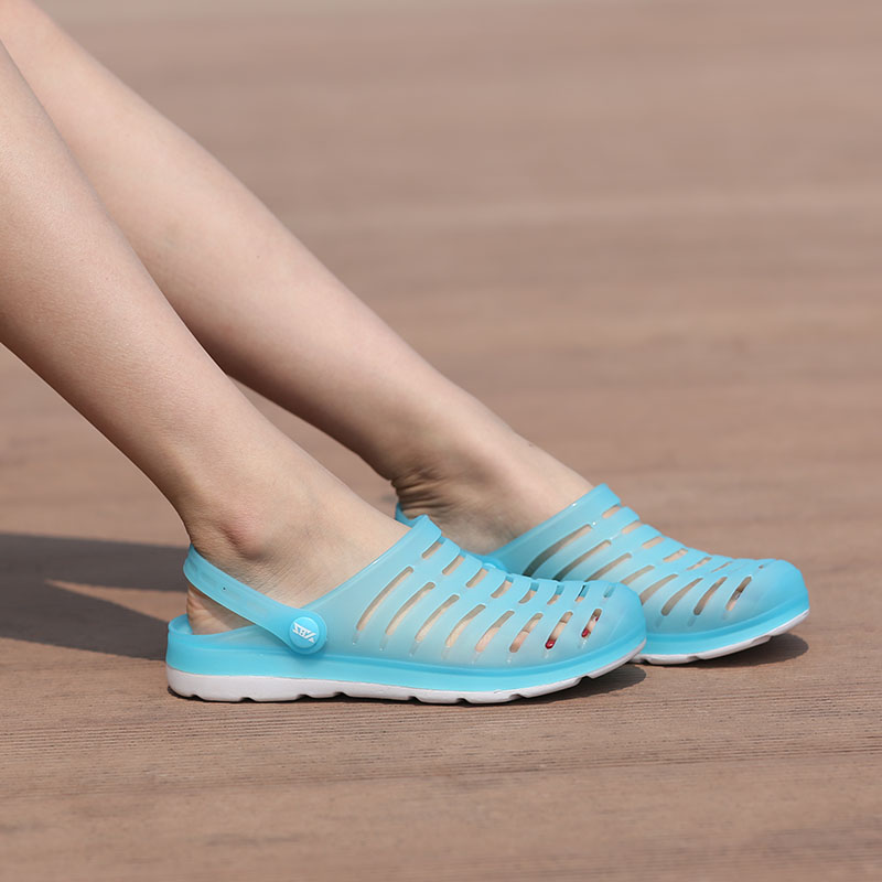 Luo Ken mùa hè mới lỗ giày nam và nữ giày adidas nam
