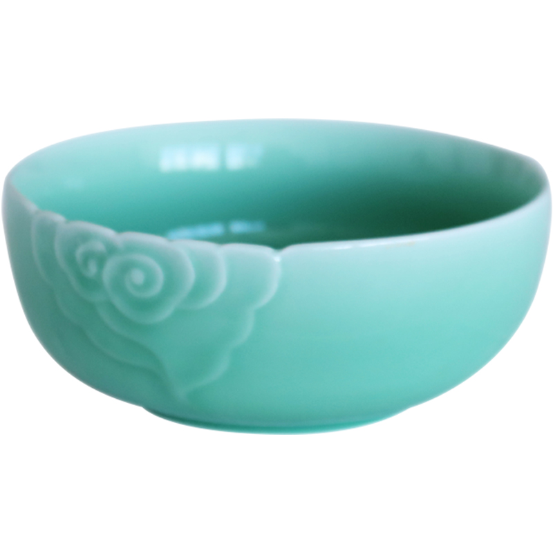 Oujiang longquan celadon bowls xiangyun ceramic household rainbow such as bowl bowl creativity tableware hotel Chinese soup bowl with rainbow such use