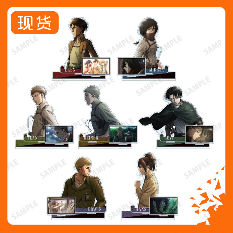 Amnibus Attack on Titan Scene Display Big Stand Figure W02606 Merchandise