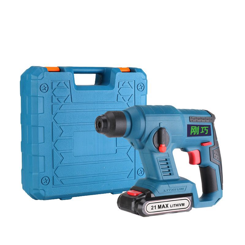 Light electric hammer drill shock drilling Domestic concrete industrial-grade multifunction mini-suit Dual-purpose small electric hammer drill electric drill