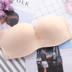 phụ nữ đồ lót quây tụ tập chống trượt trên thép braless nhẫn cưới váy sexy ngực nhỏ dán mùa hè mỏng áo ngực vô hình. 