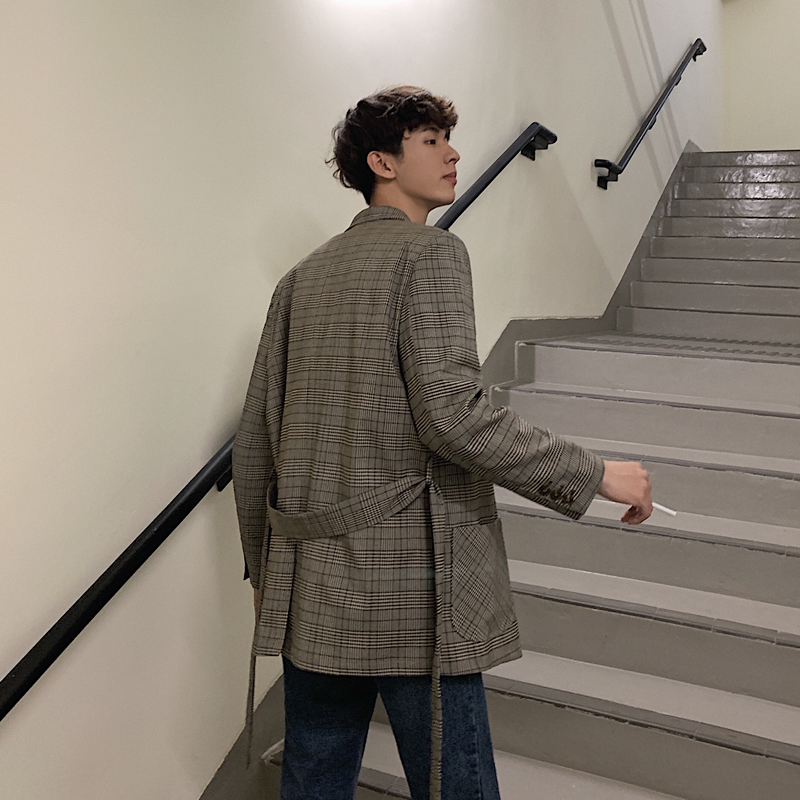 Spring New Harbour Belt Castle Super Cover South Korea Ulzzang Lax Trend Men Restoration Suite