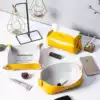 MZAO Nordic leather storage box storage box desktop storage box model room bedroom snacks storage box simple storage
