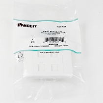 PANDUIT pan-wide network four-hole flat panel CFPL86F4SAW 4-hole socket panel