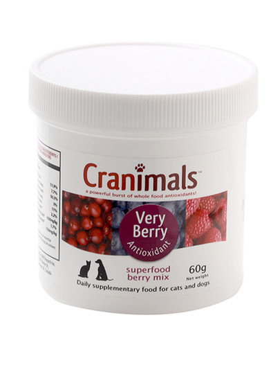 Canadian Cranimals pet dogs and cats cranberry powder three kinds of berries blueberry eye urinary liver health care