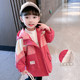 Girls plus fleece jacket 2021 autumn and winter clothes new baby thickened jackets children's foreign style jacket children's windbreaker