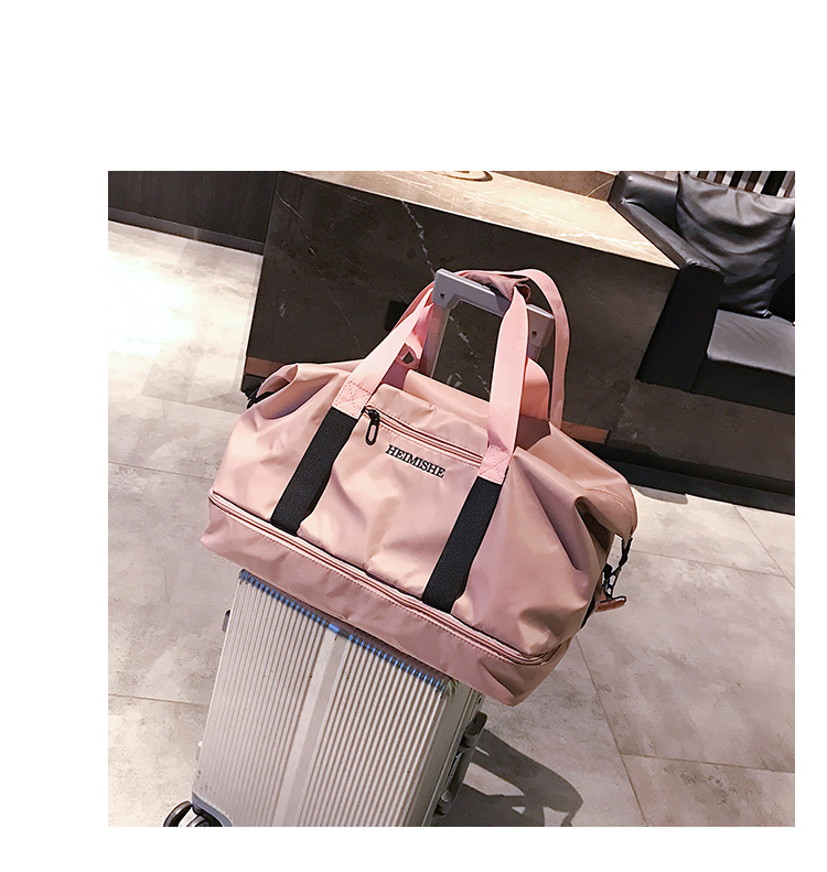 Unisex phiên bản Hàn Quốc của túi du lịch công suất lớn sóng mới thời trang nhẹ Túi xác ướp túi hành lý không thấm nước túi du lịch tui du lich the thao