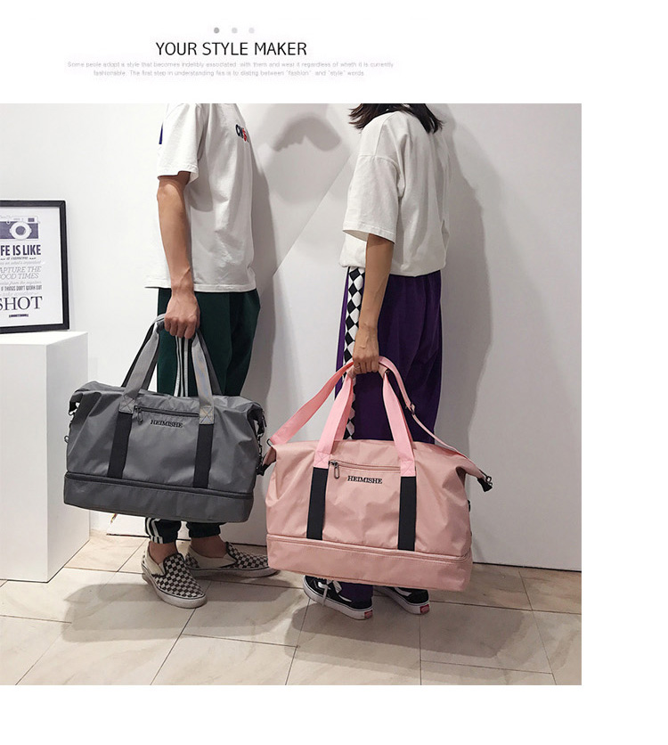 Unisex phiên bản Hàn Quốc của túi du lịch công suất lớn sóng mới thời trang nhẹ Túi xác ướp túi hành lý không thấm nước túi du lịch tui du lich the thao