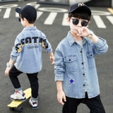 Летняя одежда, рубашка, куртка, детский осенний лонгслив, коллекция 2023, подходит для подростков, в западном стиле