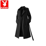 Playboy, плащ, мужской осенний демисезонный комплект, куртка в английском стиле, изысканный стиль, в британском стиле, оверсайз